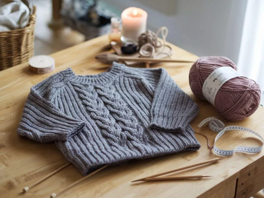 Tabela zużycia włóczki na sweter damski i męski