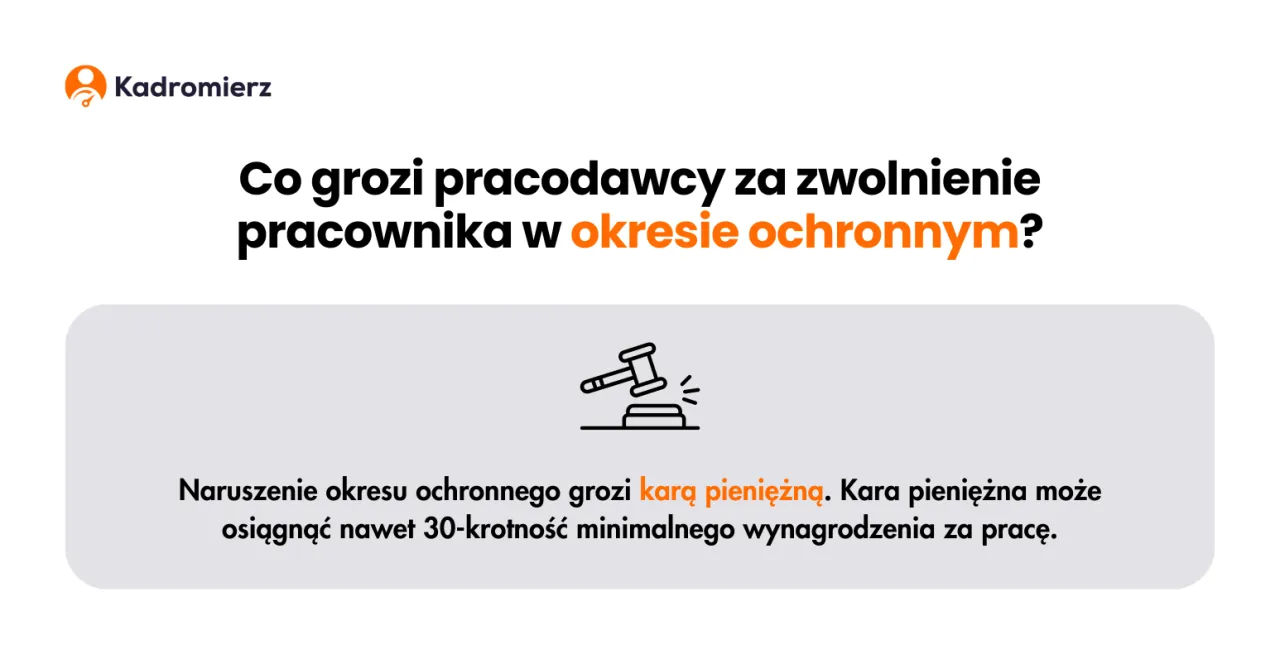 Wyjątki od ochrony pracownika, legalne zwolnienie w okresie ochronnym