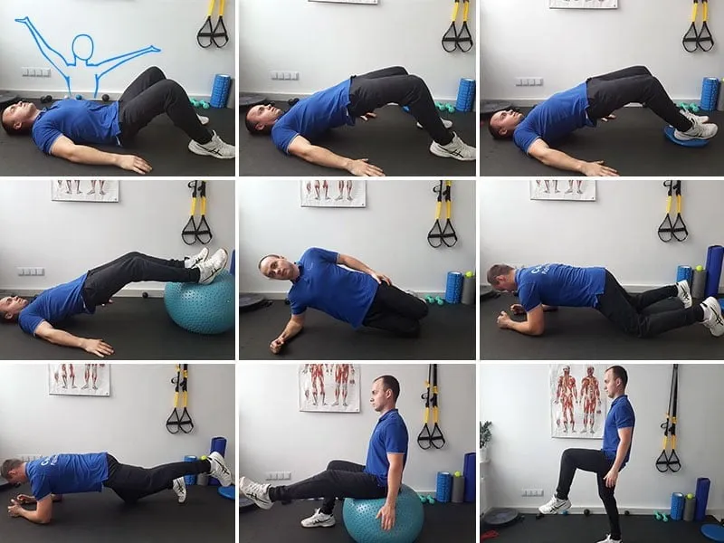 ćwiczenia wzmacniające core po operacji kręgosłupa