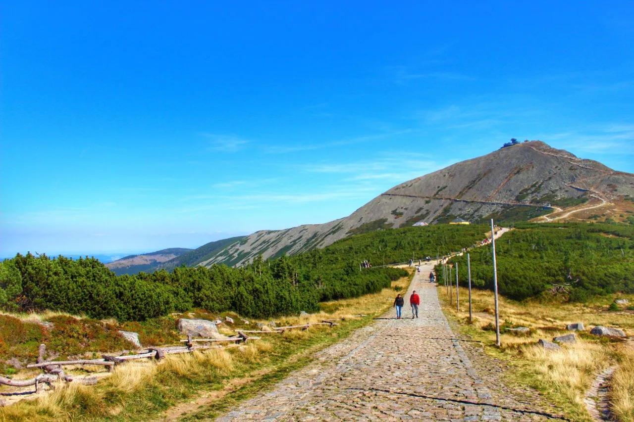 Śnieżka widok z daleka