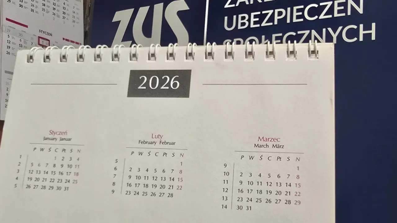 kalendarz z datą 2026, zmiany w prawie pracy
