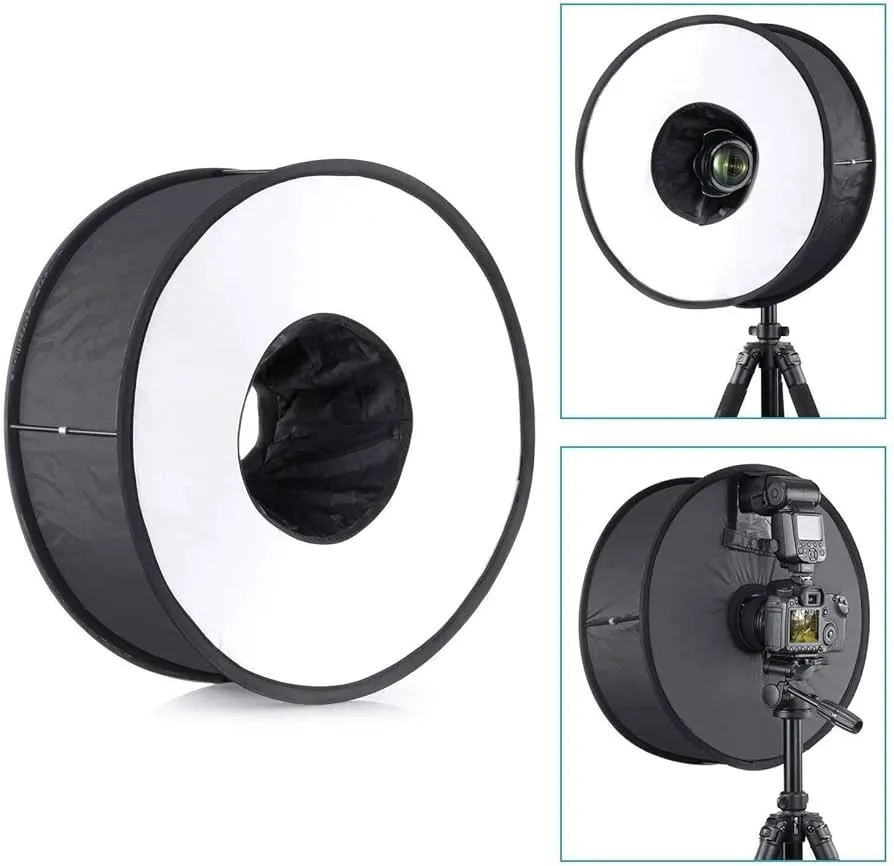 oświetlenie fotobudka ring led softbox