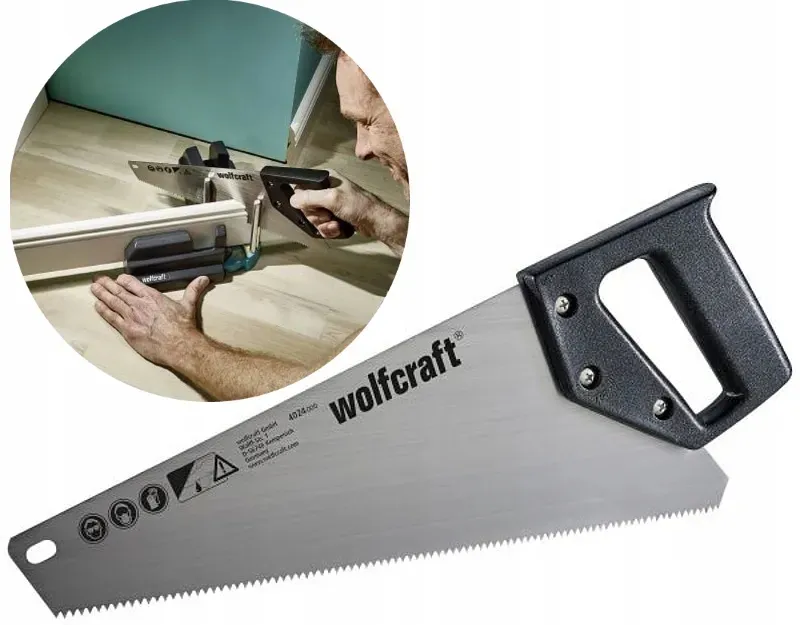 różne piły do cięcia listew przypodłogowych