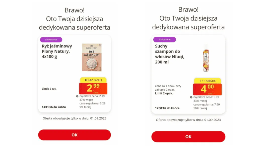Shakeomat Biedronka jak działa
