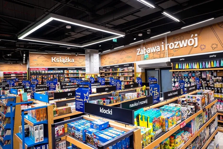 Logo sklepów Allegro, Amazon, Smyk, Empik