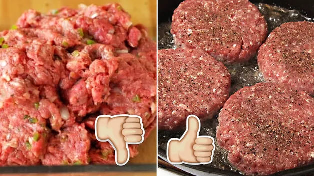 Błędy w przygotowaniu burger&oacute;w, zbyt mocno wyrobione mięso, wysuszone kotlety