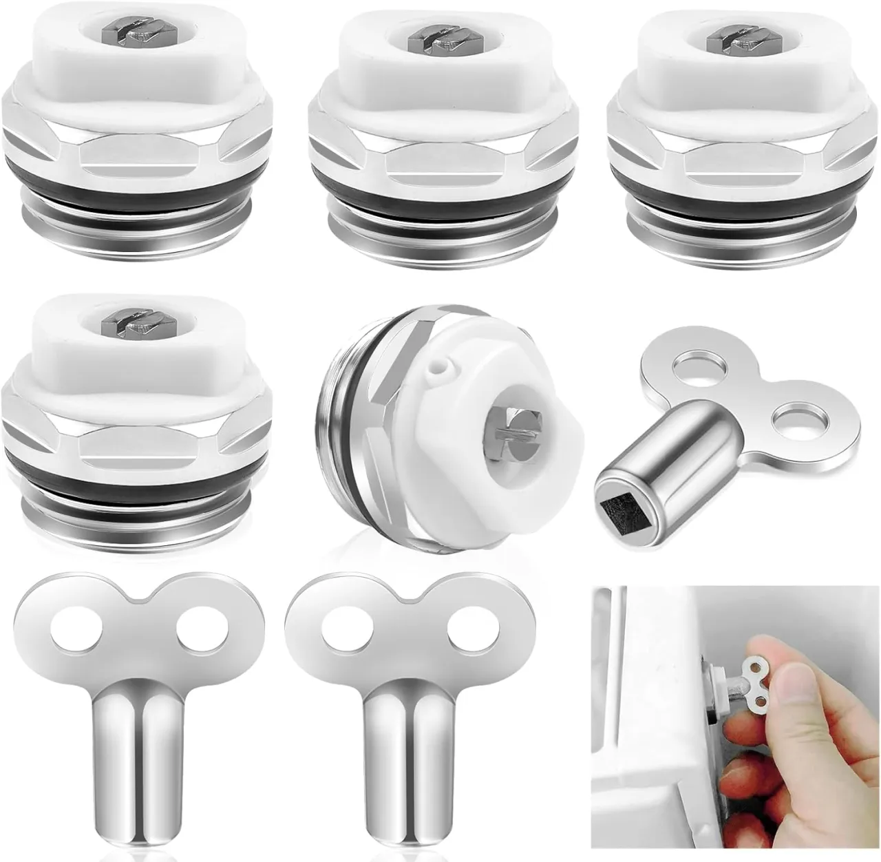 Typy odpowietrzników grzejnikowych