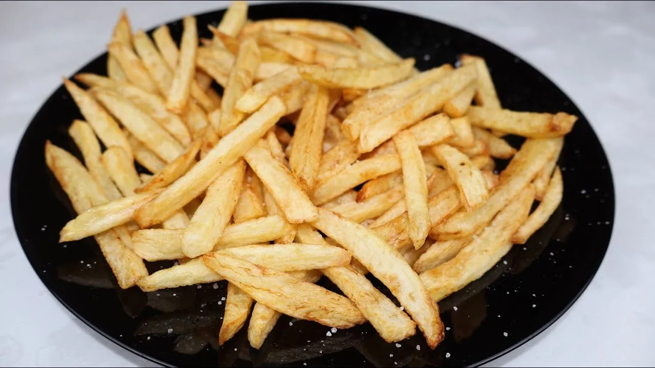 frytki podwójne smażenie etapy