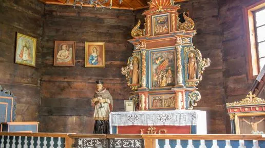 Skansen Wsi Opolskiej kości&oacute;ł z Gręboszowa