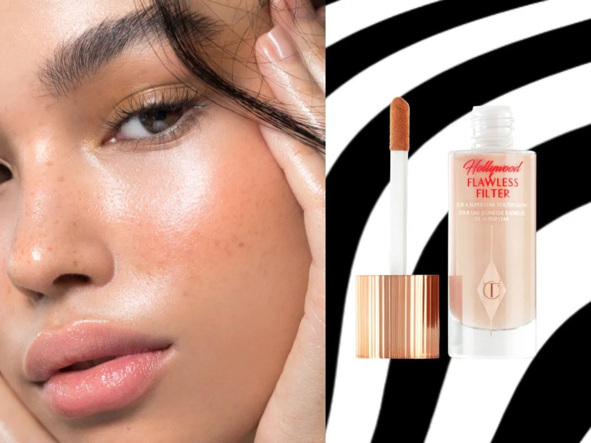 Charlotte Tilbury Flawless Filter na r&oacute;żnych typach cery