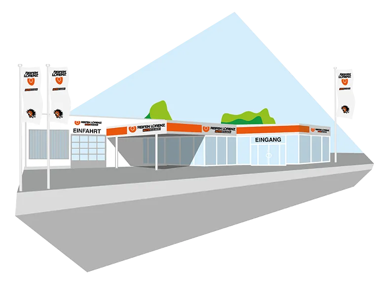 Reifen Lorenz F&uuml;rth Filialen Karte