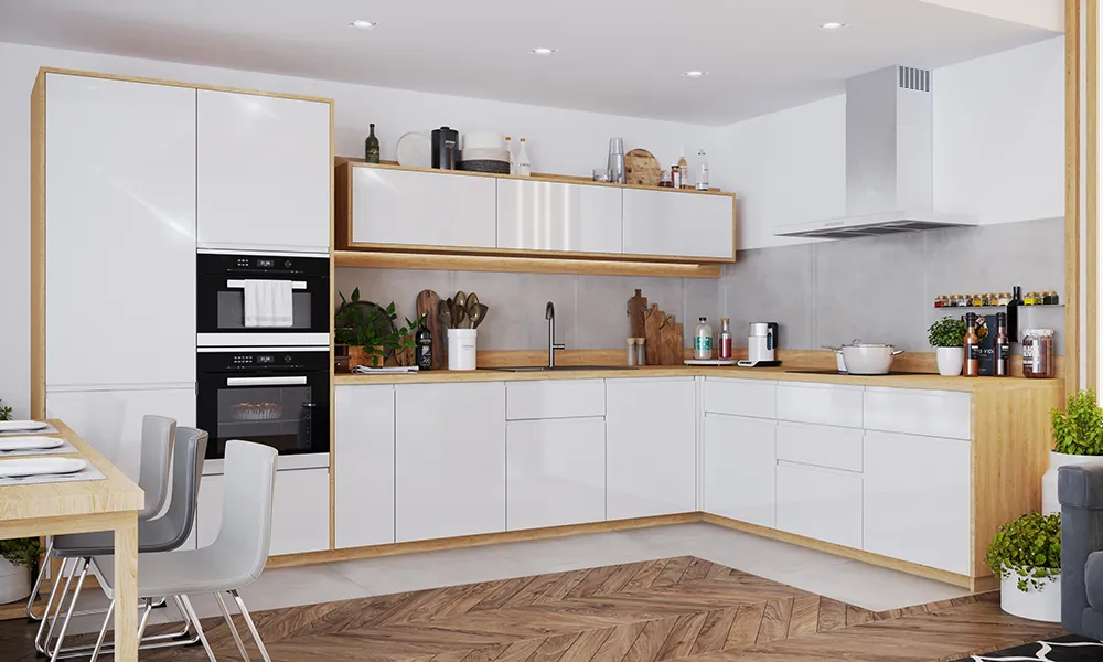 r&oacute;żne układy kuchni, kuchnie małe i duże, kuchnia dla rodziny