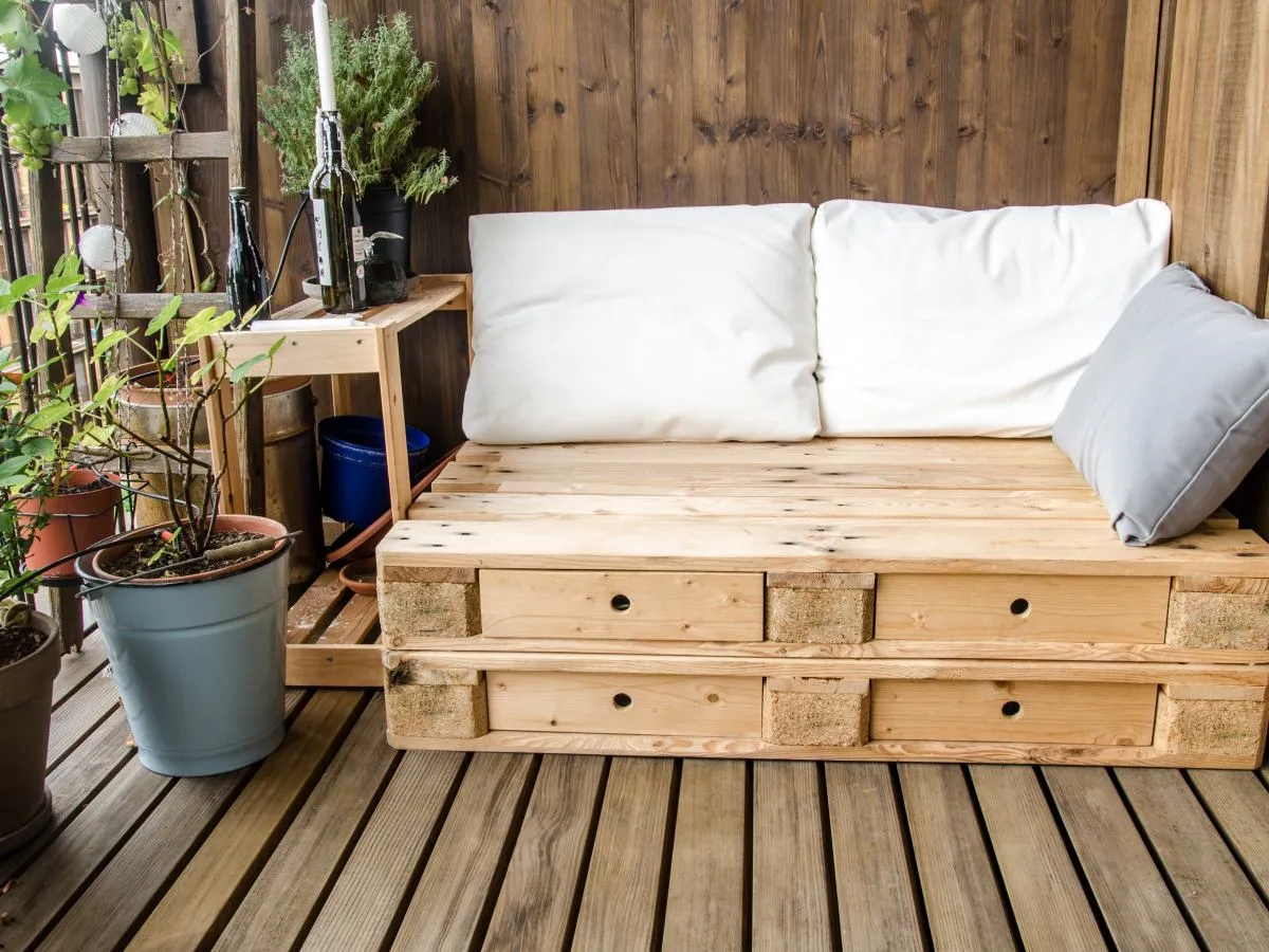 inspiracje meble tarasowe DIY