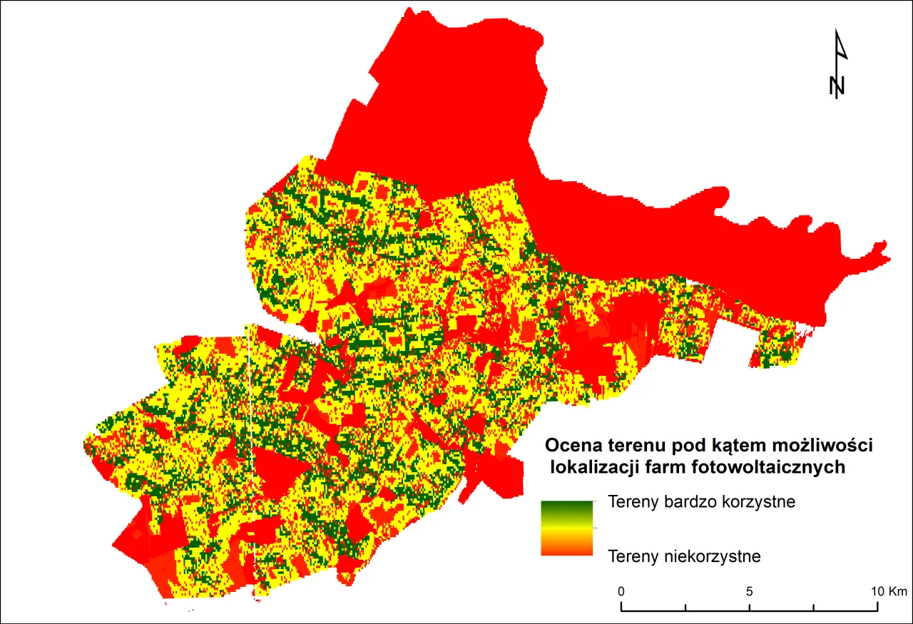 Mapa farm fotowoltaicznych Mazowsze