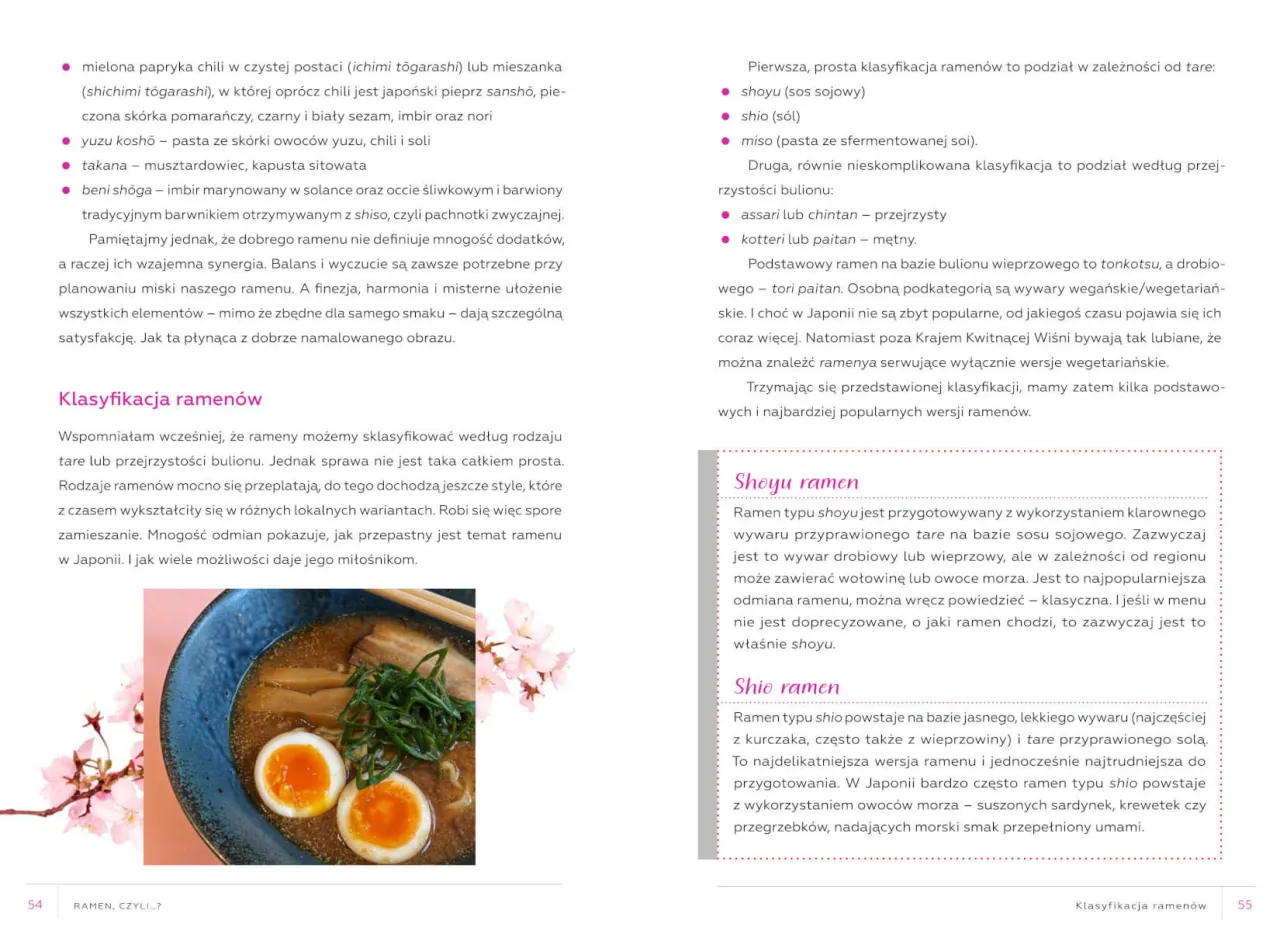 Składniki ramenu wpływające na cenę