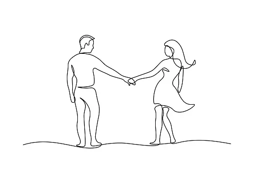 para trzymająca się za ręce symbol zaufania