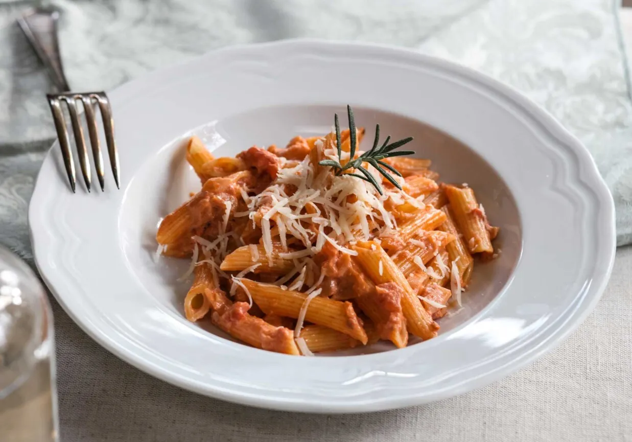 składniki na penne alla vodka