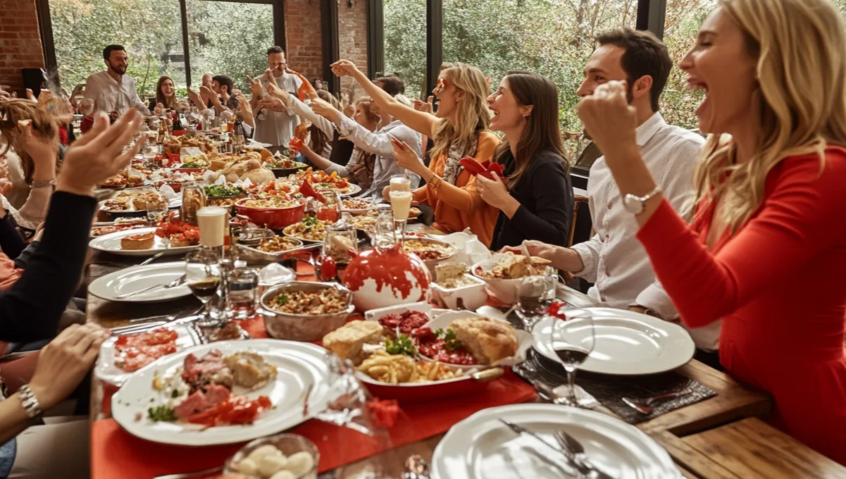 catering na 40 osób stół