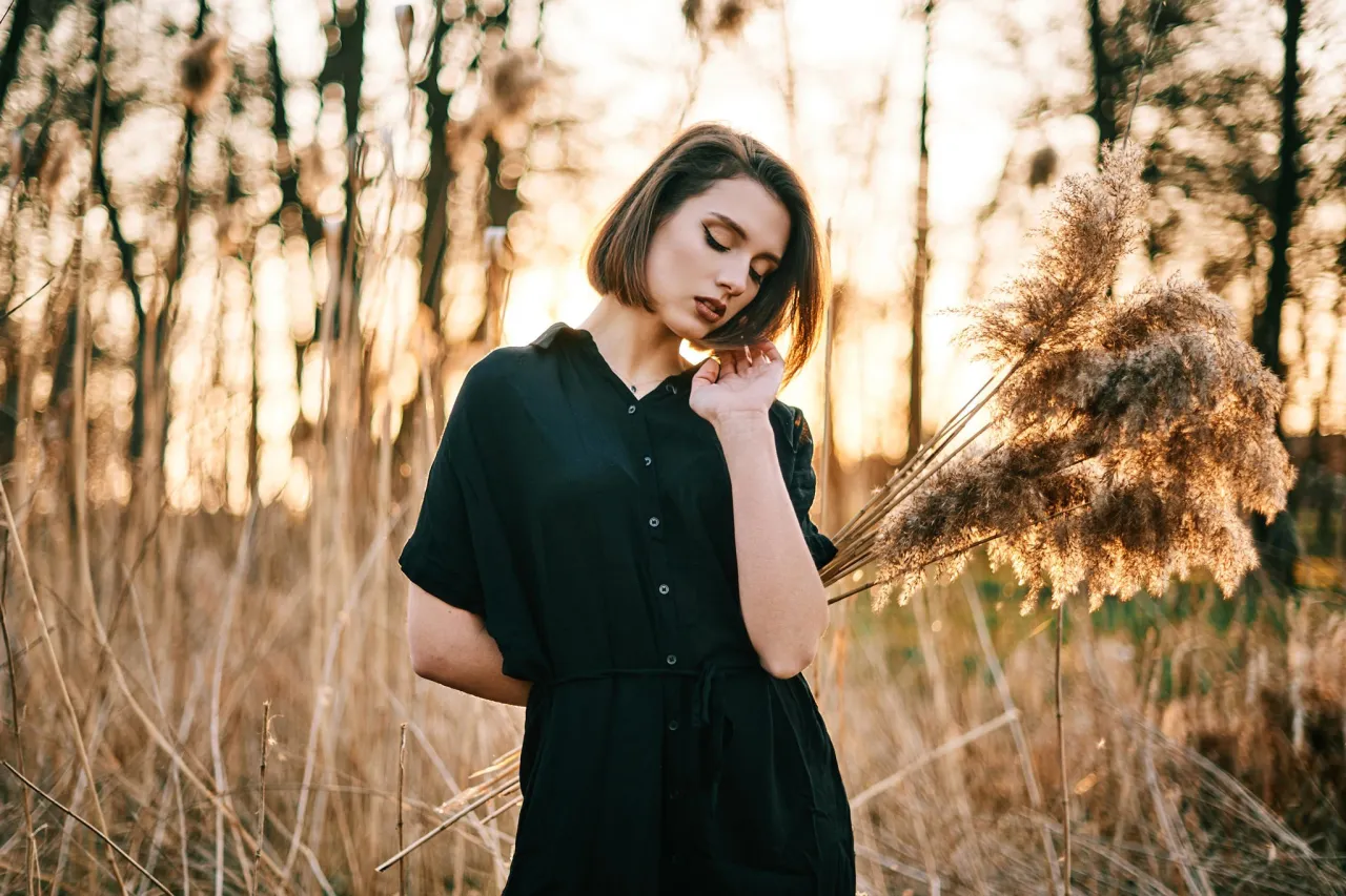 portret z rozmytym tłem efekt bokeh f/1.8