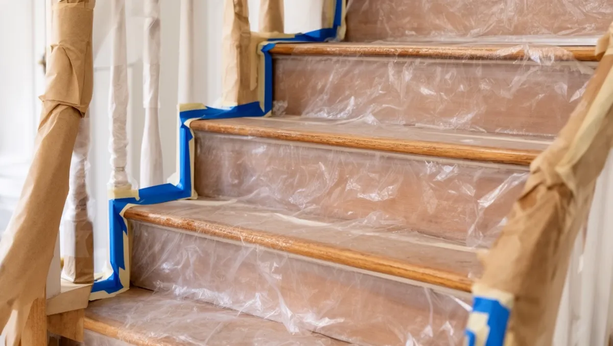 jak zabezpieczyć schody drewniane przed remontem krok po kroku