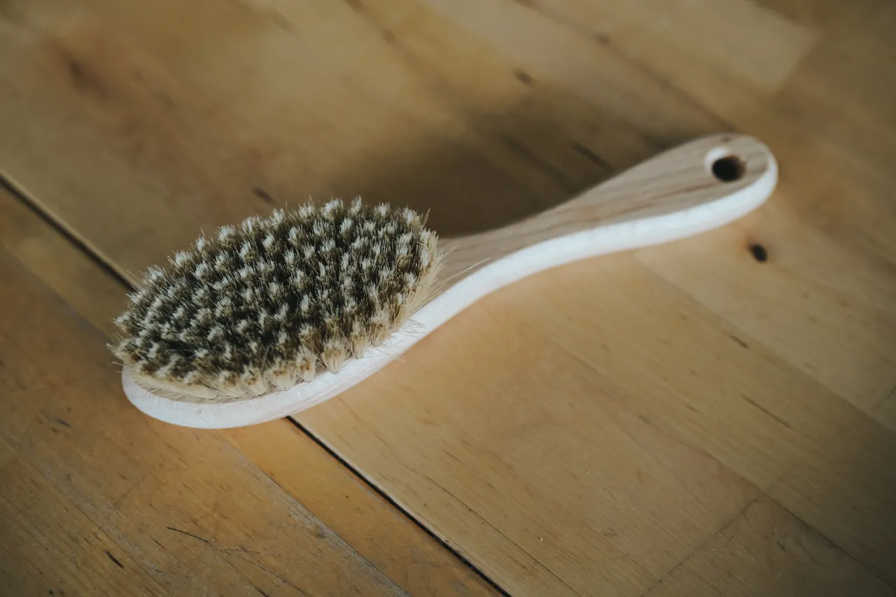 naturalna szczotka do wełny