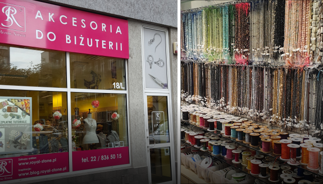 sklep z biżuterią stacjonarny