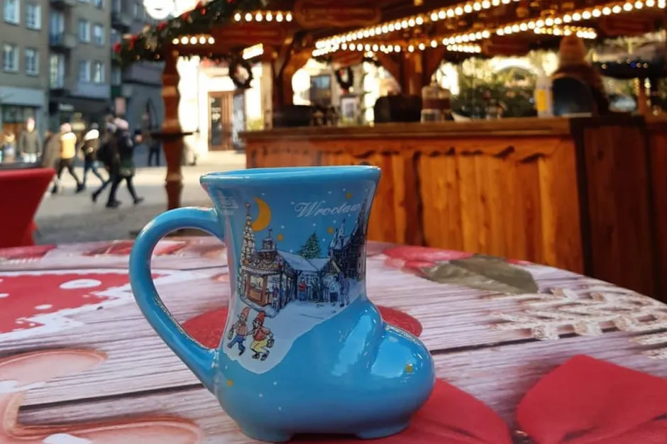 Jarmark Bożonarodzeniowy Wrocław grzaniec