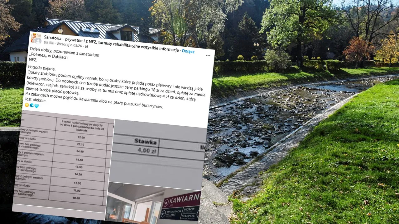 Sanatorium w Dąbkach informuje o kosztach pobytu. Podano cennik, który pomoże ustalić, ile kosztuje pobyt w sanatorium na NFZ, uwzględniając dodatkowe opłaty.