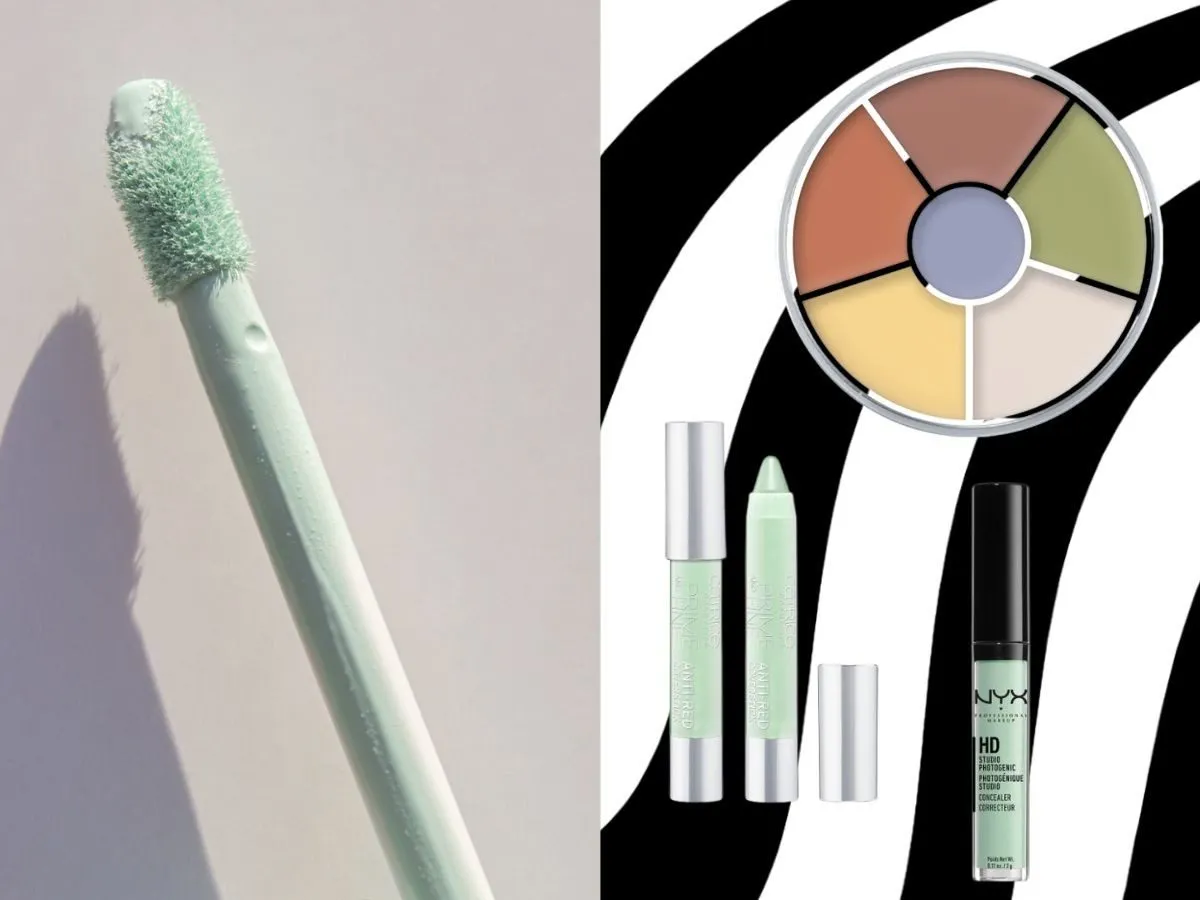 Rodzaje zielonych korektor&oacute;w do twarzy