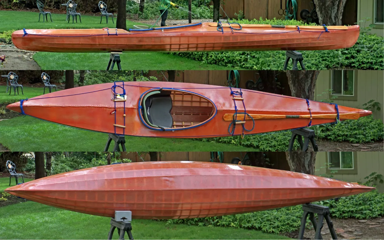 kajak składany skin-on-frame