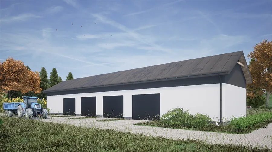 budynek gospodarczy na zgłoszenie 300m2