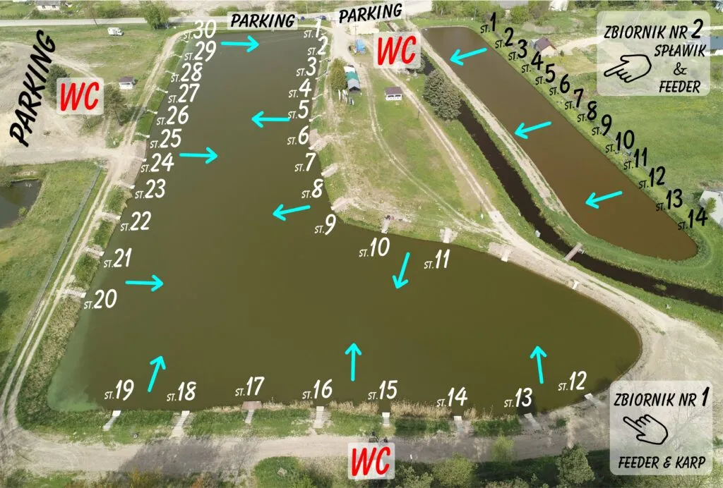 Łowisko U Sokołów karp amur wędkowanie Podlasie