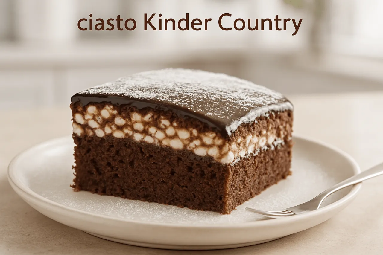 Krok po kroku przepis na ciasto Kinder Country
