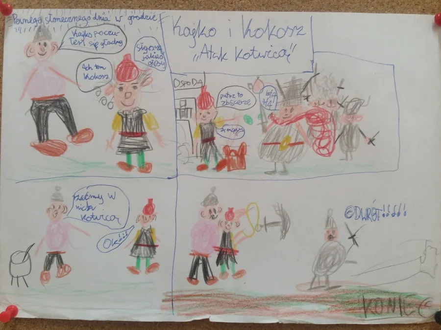 Zdjęcie Jak narysować komiks do szkoły Kajko i Kokosz – proste kroki i triki