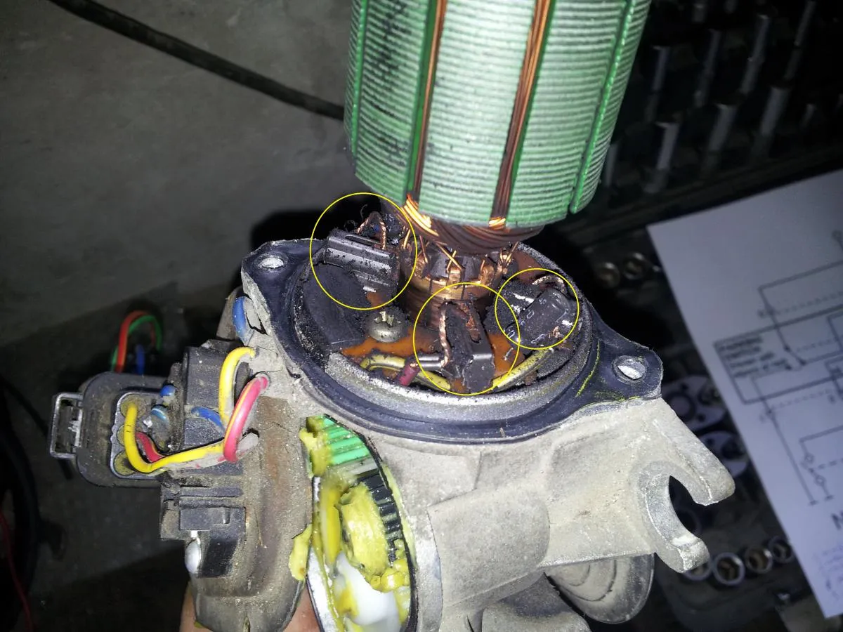 Silniczek wycieraczek budowa