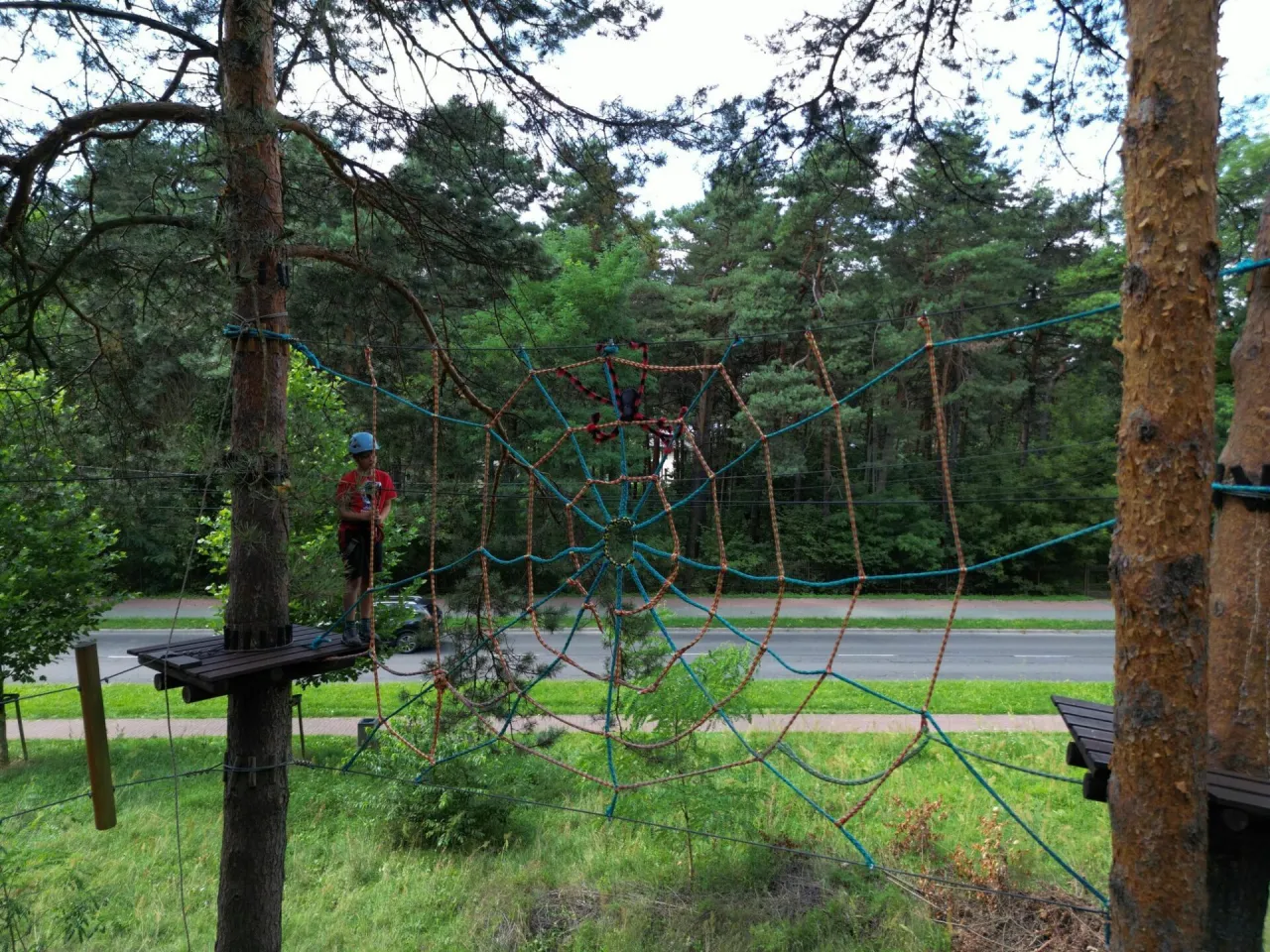 Park Linowy Jura trasy dla dzieci i dorosłych