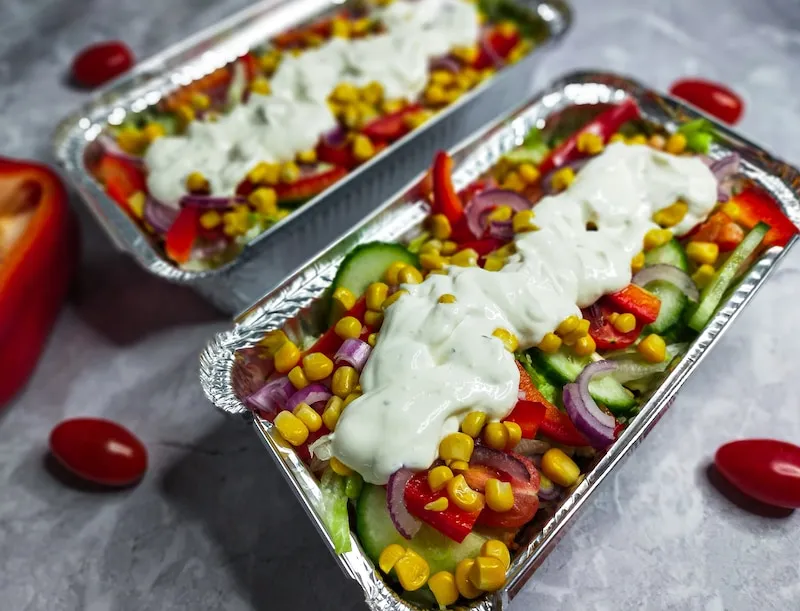 domowy kapsalon z mięsem kebab