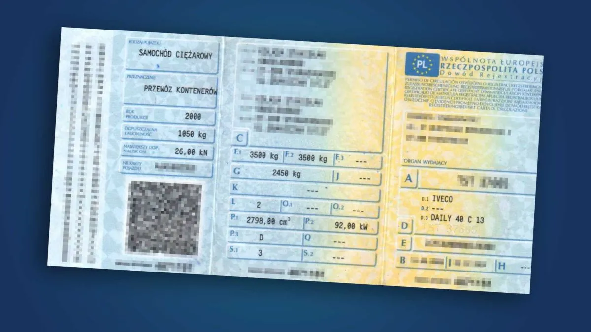 Dowód rejestracyjny pole adnotacje urzędowe