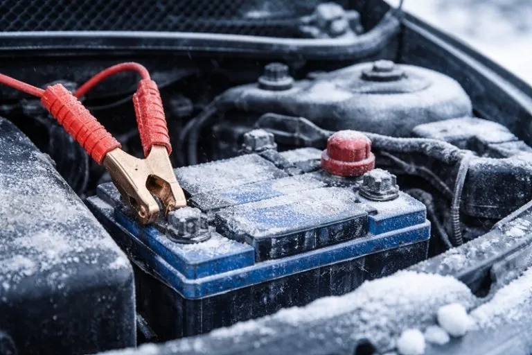 zamarznięty akumulator