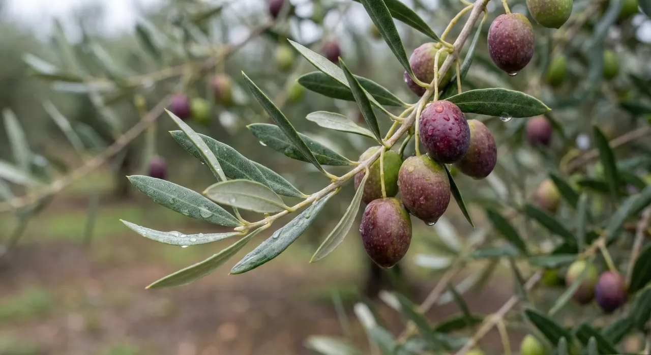 oliwki na drzewie oliwnym