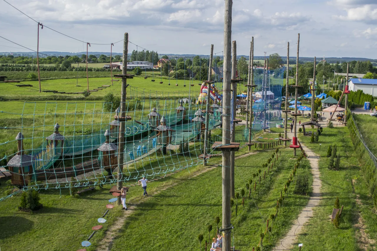 Park linowy Fasty trasy dla dzieci i dorosłych