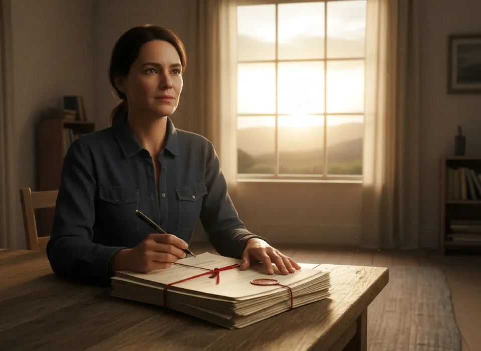 osoba wychodząca z cienia, nowy początek, wolność od długów, upadłość konsumencka nadzieja