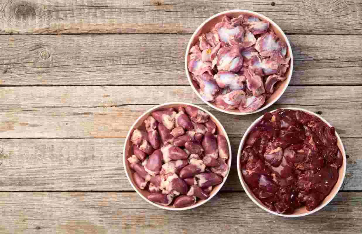 różne podroby dla psa