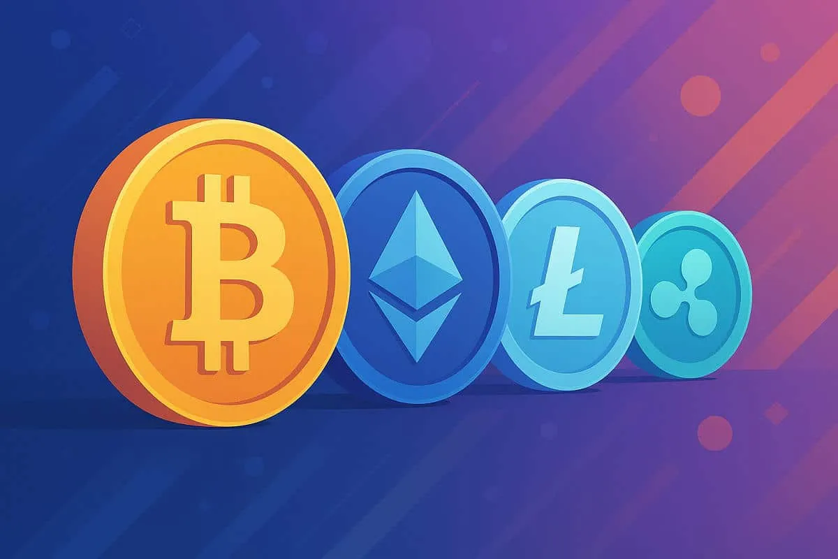 Bitcoin, Ethereum, Litecoin i Ripple. Zastanawiasz się, kryptowaluty od czego zacząć? Oto popularne opcje.