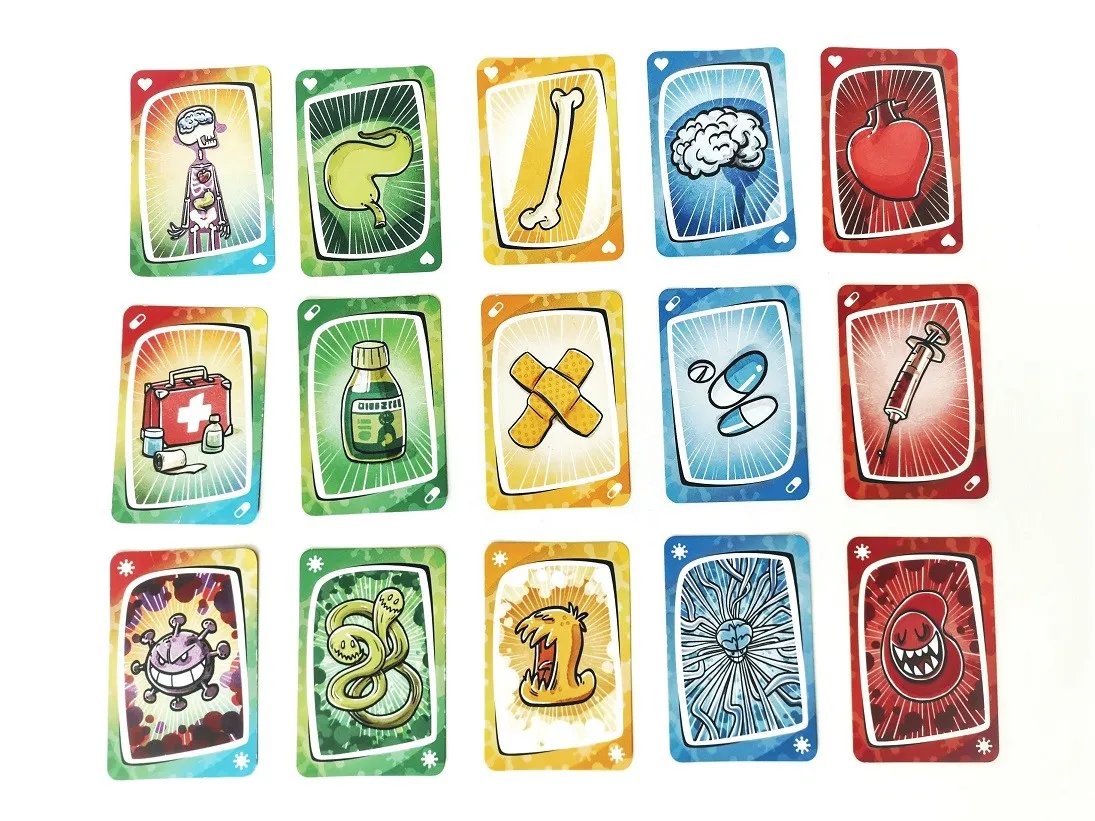 karty Wirus! organy wirusy szczepionki