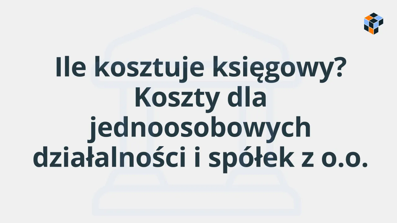 dodatkowe opłaty księgowość JDG