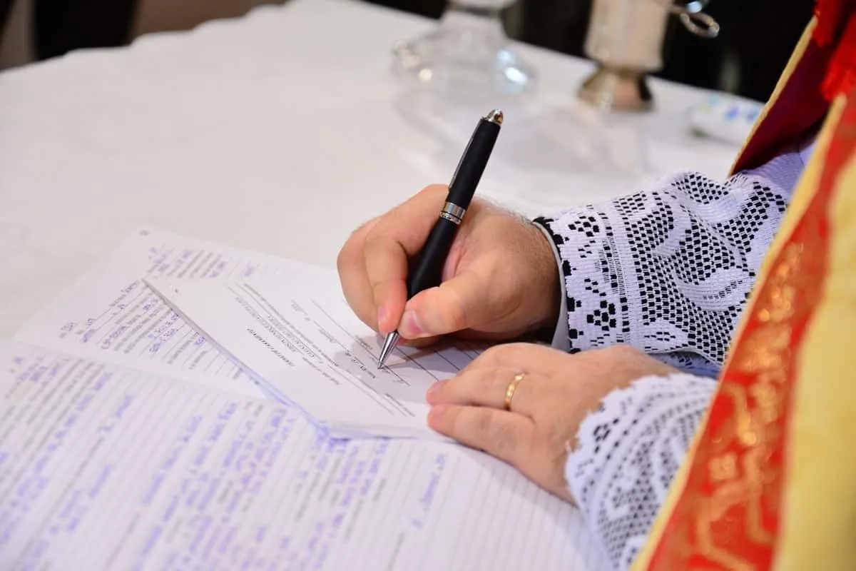 dokumenty do komunii metryka chrztu