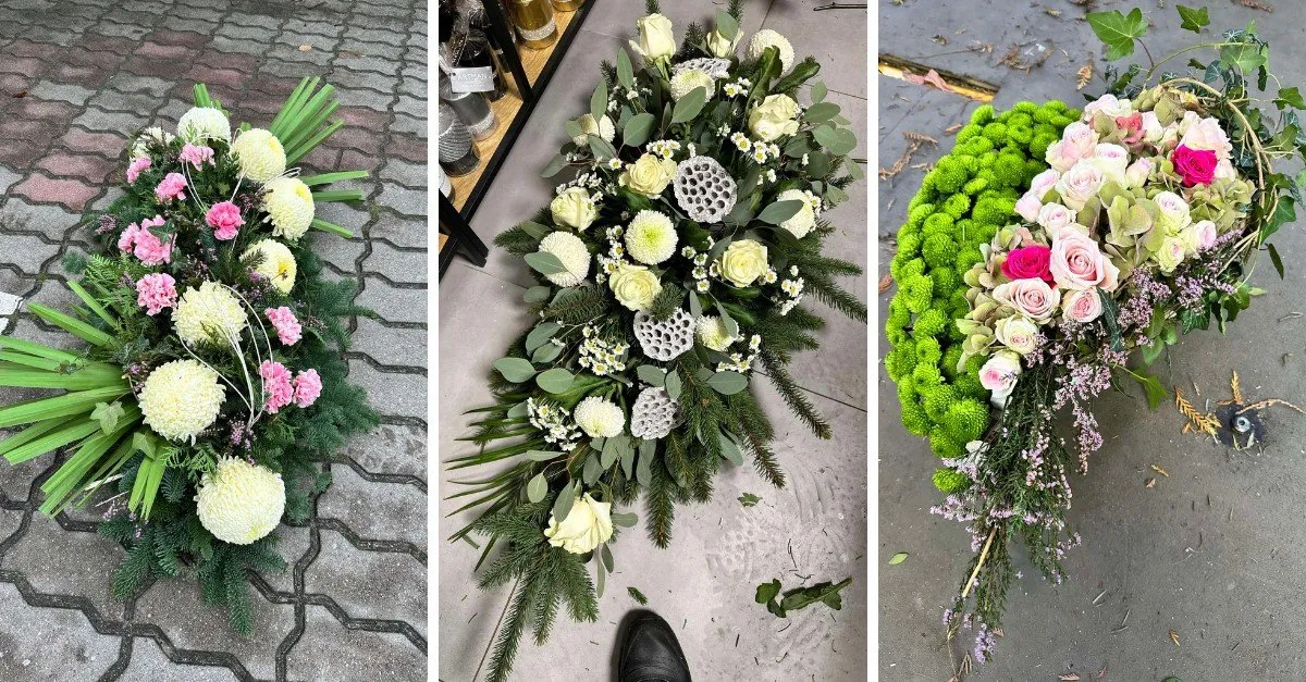 Inspiracje wiązanek na cmentarz