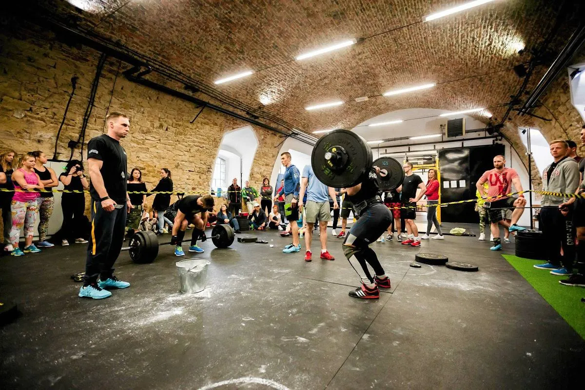 CrossFit box wnętrze trening Katowice