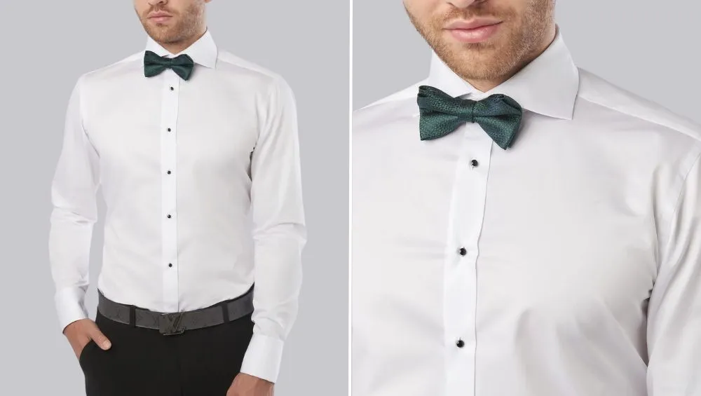 detale męskiej koszuli jakość